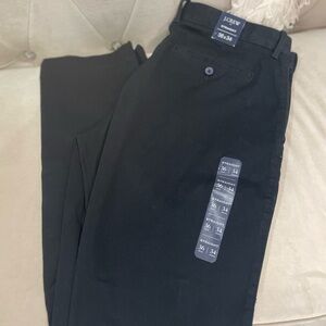 J. Crew Men's Black Chinos